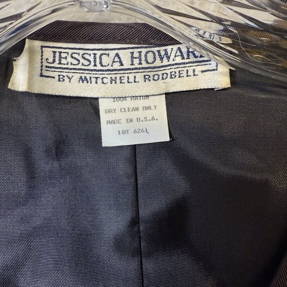 Vintage 1980's Jessica Howard Bold Bright Floral Blazer Women's Size 6 Vibrant - Picture 2 of 7